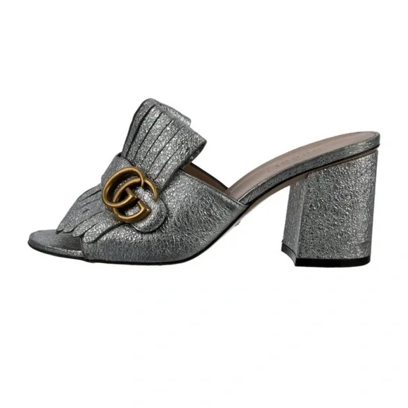 Gucci Leather Mules - Picture 1 of 5